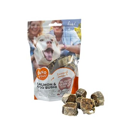 Zalm & kabeljauw sushi 120gr - ± 16st