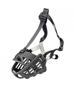 Muilkorf rubber Zwart (S)