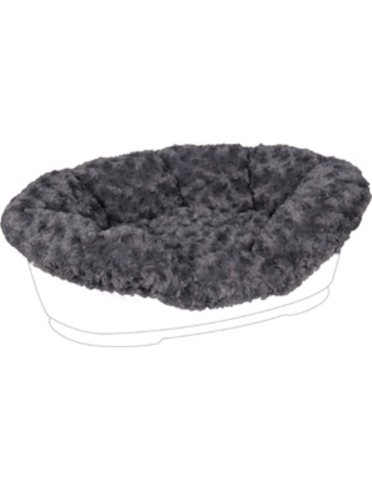 Overtrek pet bed cuddly grijs 40/50cm