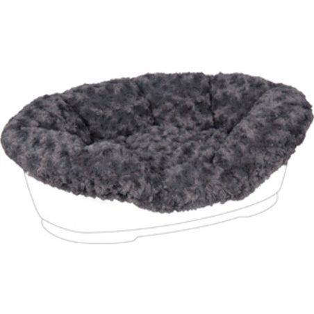 Overtrek pet bed cuddly grijs 50/60cm