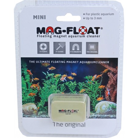Mag-Float algenmagneet drijvend mini, voor glas van maximaal 5 mm dik
