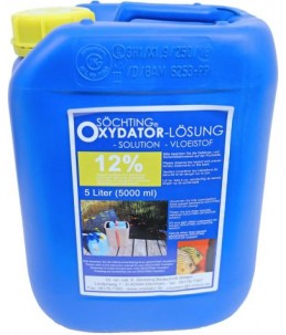 Söchting oxydator vloeistof 12% jerrycan, 5 liter.