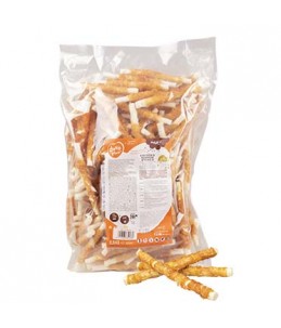 Meat! kip & runderhuid sticks (12,5cm - 2500g - ± 208st)