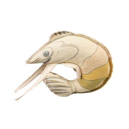 Canvas garnaal 25x19x6cm