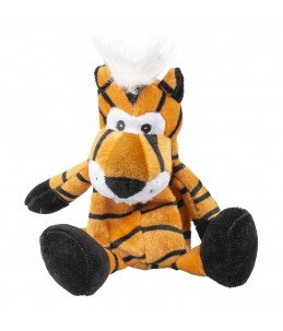 Pluche tijger catty Oranje/zwart 25x12x12cm