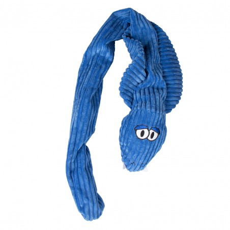 Pluche cobra met touw xl Blauw 107x24x9cm