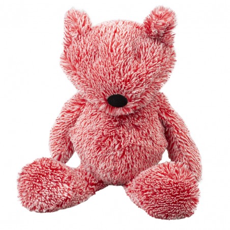 Pluche vos furry Rood/wit 17x30x8cm