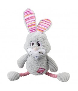 Pluche konijn silly Grijs...