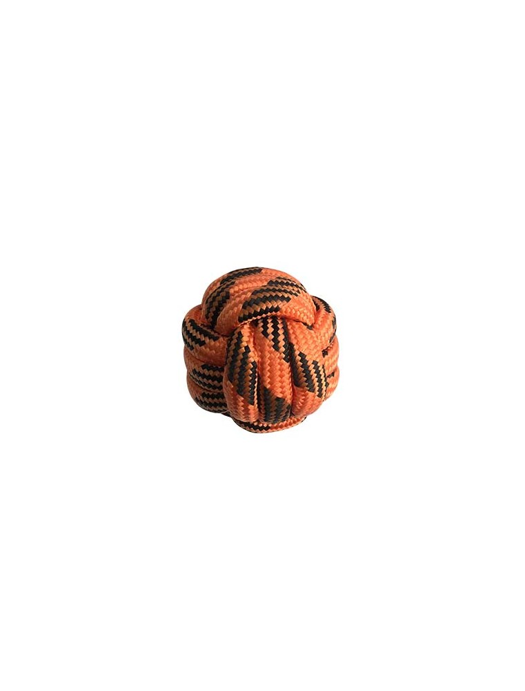 Floaties touw bal Oranje/zwart 7x7x7cm