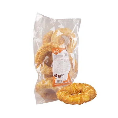 Meat! kip & runderhuid bagels large 15-18cm - 225g/st - ± 9st