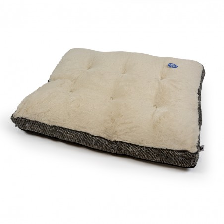 Kussen rechthoekig Fleece Ergo S - 58x45x0CM grijs/wit