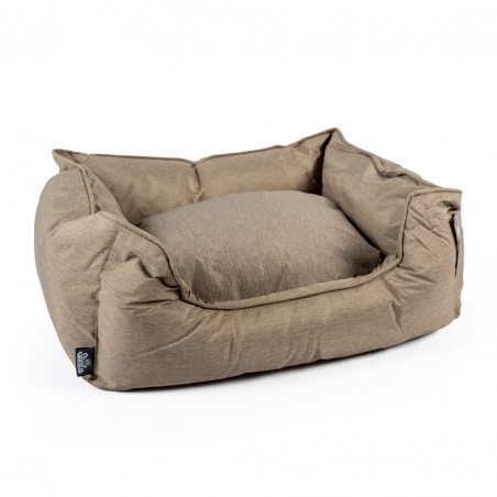 Poly bed Siesta praline L - 110x85x26cm beige/zwart