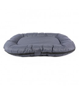 Poly kussen ovaal Siesta aqua L - 120x80x10cm blauw/lichtblauw