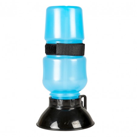 Drinkfles squeeze 500ml - 10,5x10,5x21,5cm blauw