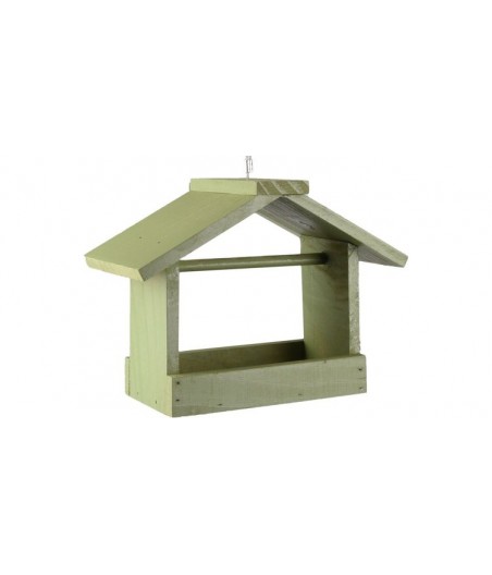 Flamingo voederhuis enzo groen - hanger 23x11x16cm