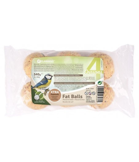 Flamingo mezenbollen met noten zonder net 90gr 6st