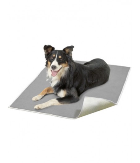 Fleece hondendeken grijs 75x100cm