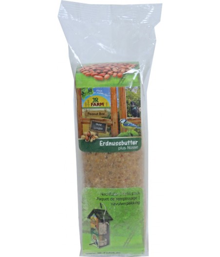 JR Farm garden pindastaaf met noten, 350 gram - afmeting - 21,5 x 8,5 x 5,5 cm