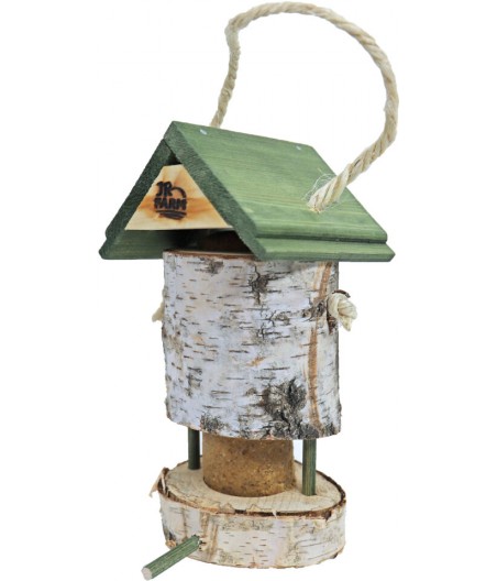 JR Farm garden pindastaafhouder met pindastaaf, 350 gram - afmeting - 38,0 x 14,0 x 19,5 cm