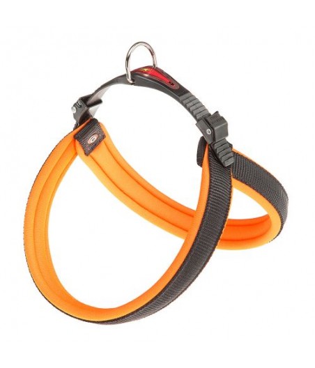 Ferplast hondentuig agila fluo 4 nylon oranje - a:44-52cm en b:44-52cm - 20mm