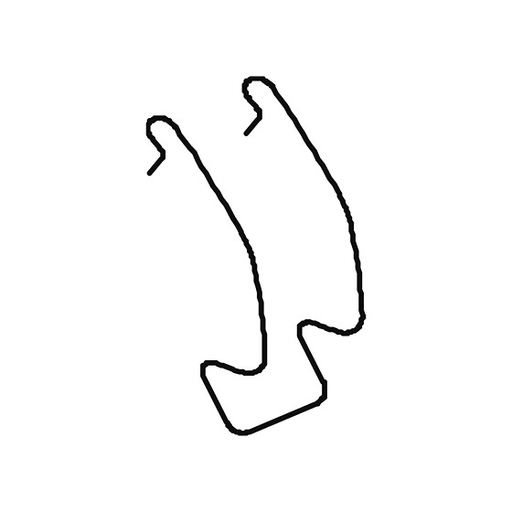 Ferplast gerbi kooi klemmen metaal wit