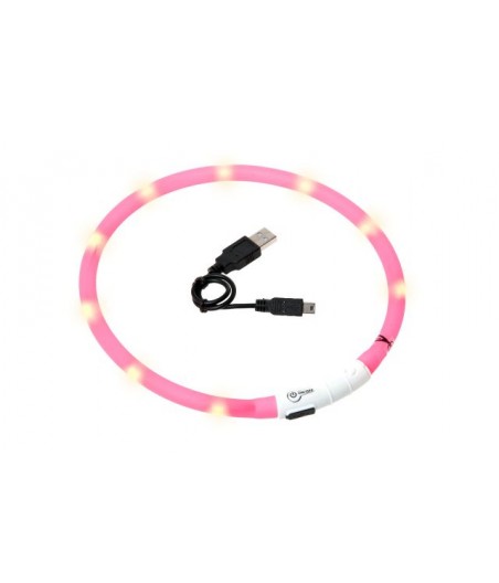 Visio light led halsband roze 70cm