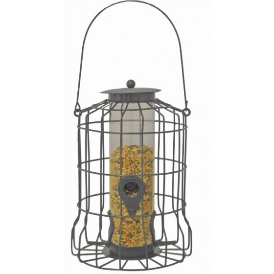 Voederautomaat metaal grijs...