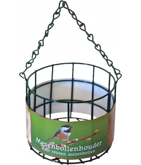 Metalen reuzen mezenbolhouder groen - afmeting - 18,5 x 10,0 x 10,0 cm - gewicht - 0,076kg