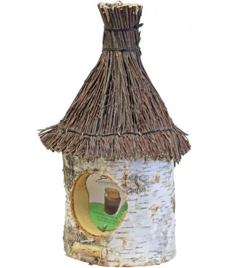 Pindakaaspot houder, teen dak. - afmeting - 36,5 x 19,0 x 19,0 cm - gewicht - 2,126kg