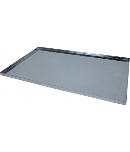 Metalen lade voor draadkooi nr. 4, zink. Afmeting: 105x68x2.5 cm