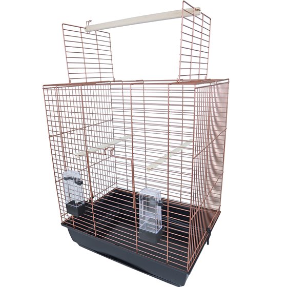 Interzoo vogelkooi Big Ara, koper/zwart.