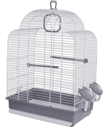 Voltregá vogelkooi 648, wit/grijs