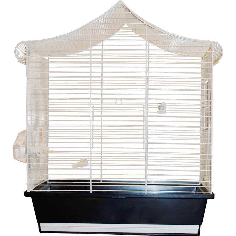 AZ vogelkooi Diana, wit/zwart.