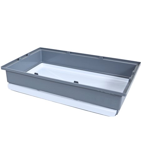 Voltregá onderbak met lade, grijs/wit 010261GB