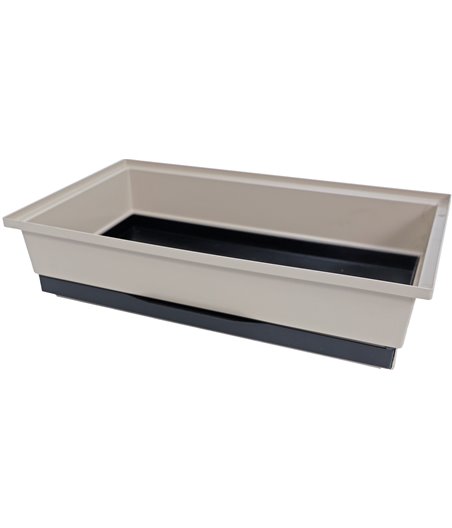 Interzoo onderbak met lade voor Iza 2, beige/zwart.