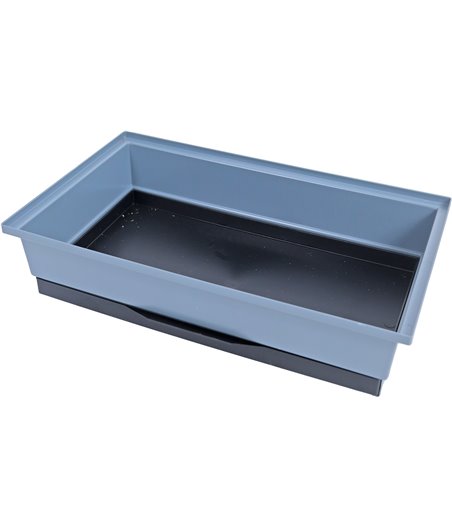 Interzoo onderbak met lade Margot 2/Sonia/Lusi 2, grijs/zwart.