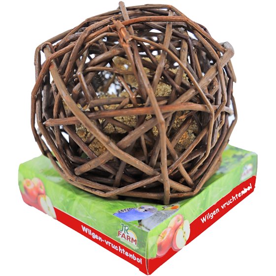 JR Farm parkiet & grote parkiet wilgen vruchtenbol, 135 gram.