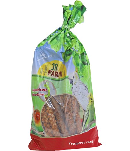 JR Farm parkiet en grote parkiet trosgierst rood, 500 gram. 