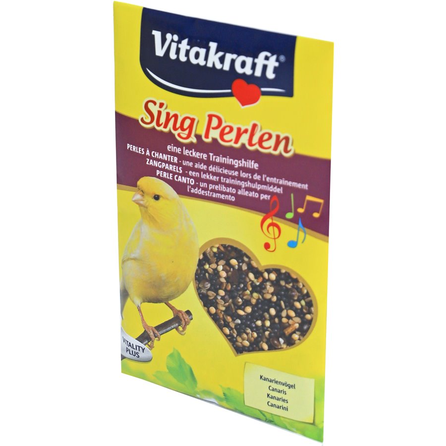 Vitakraft sing perlen kanarie, 5 x zakje a 20 gram