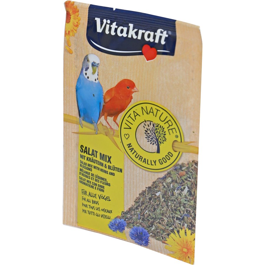 Vitakraft Salat Mix alle vogels, 5 x zakje a 10 gram