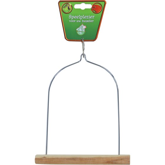 Boon vogelspeelgoed schommel voor agapornide, chroom.