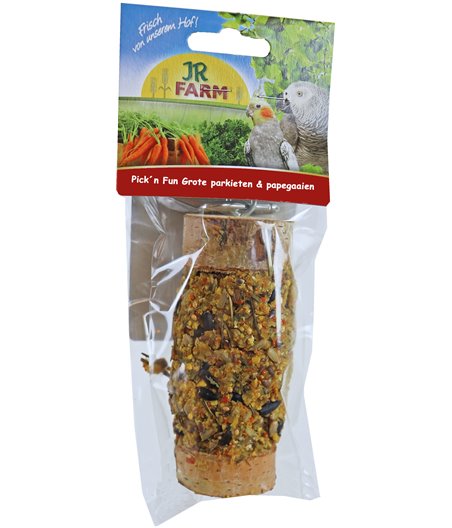 JR Farm grote parkiet & papegaai Pick’n’Fun, 185 gram. 