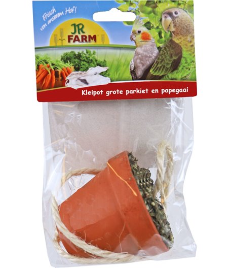 JR Farm grote parkiet en papegaai pot, 260 gram.
