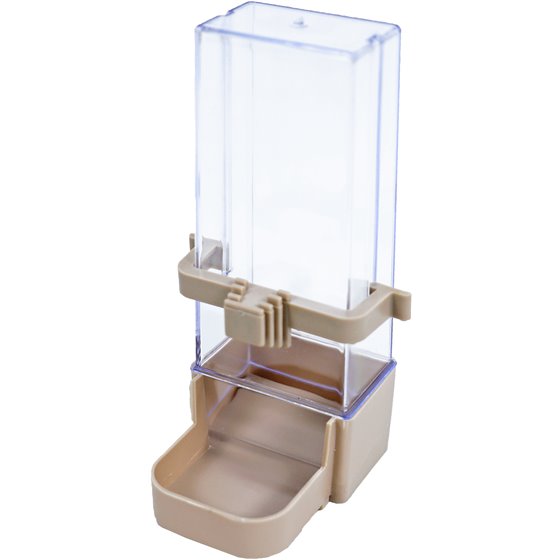 Interzoo agapornide voersilo plastic, beige.