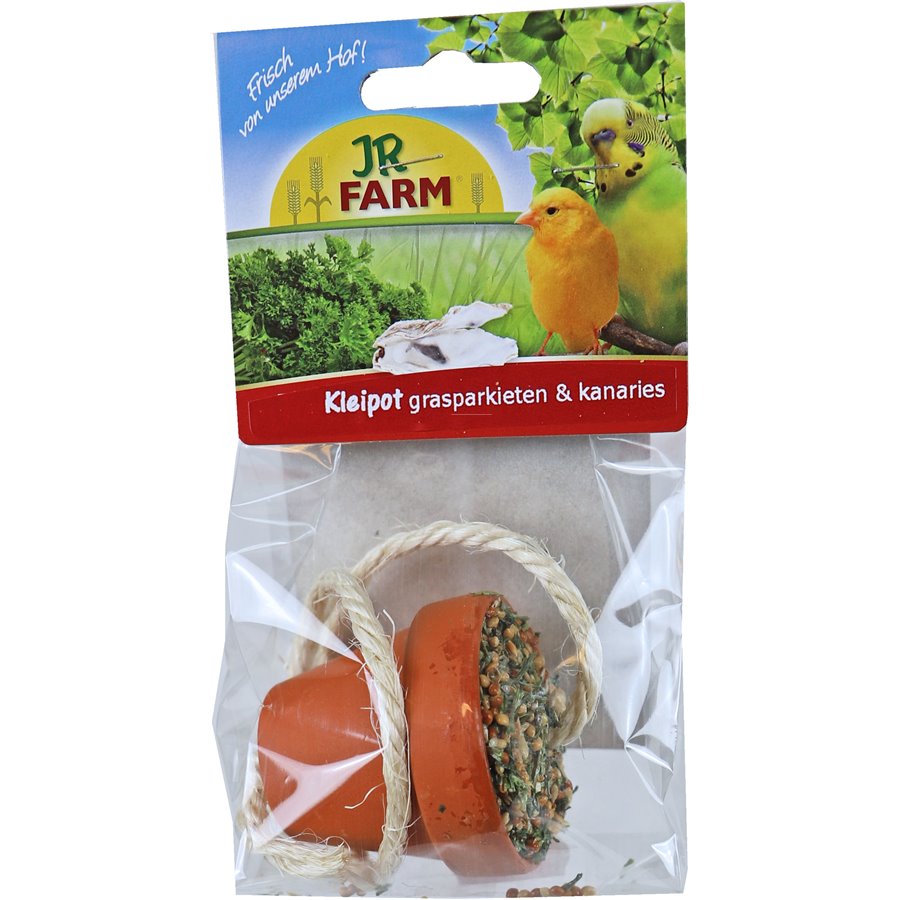 JR Farm parkiet & kanarie pot, 80 gram. 