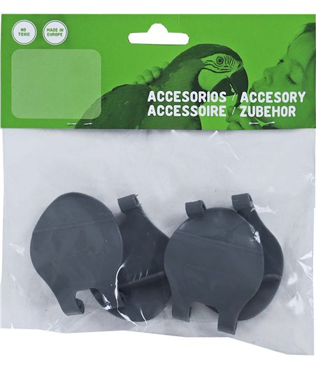 Voltregá klem klein grijs, pak a 4 stuks