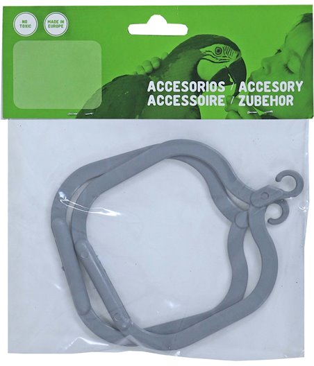 Voltregá schommel plastic grijs, zak a 2 stuks