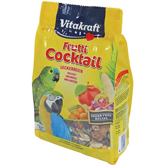 Vitakraft Cocktail Frutti grijspapegaai/ara/amazonian, 250 gram