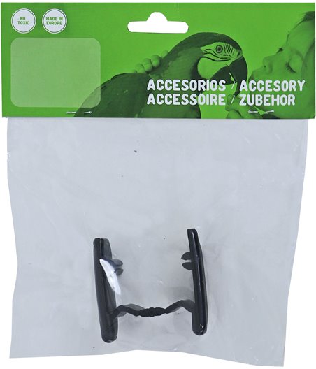 Voltregá deurklem plastic antraciet, pak a 2 stuks