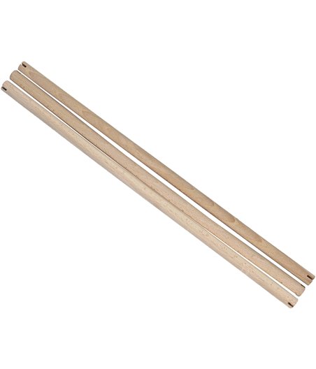 Interzoo zitstok hout voor vogelkooi Vision hexo, set a 3 stuks .